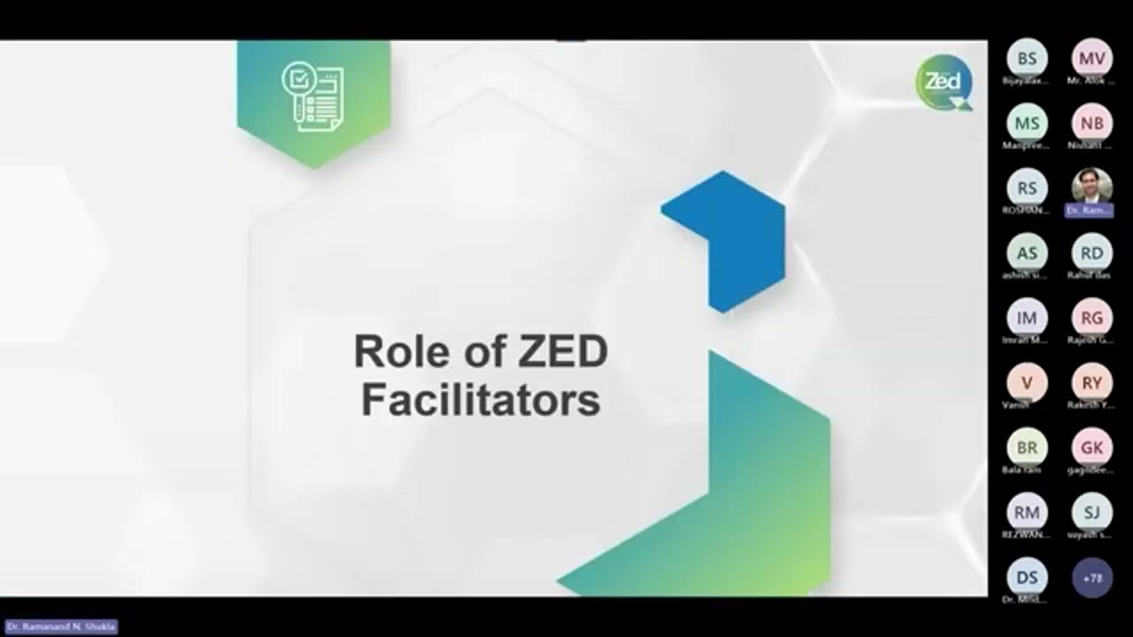 ZED Facilitator Training: Comprehensive Guide for MSMEs Part - 1