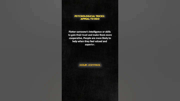 Psychological Tricks: Appeal to Ego