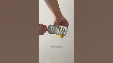 How To Zest a Lemon Mess-Free! 🍋⁠ | Tropeaka Life Hacks