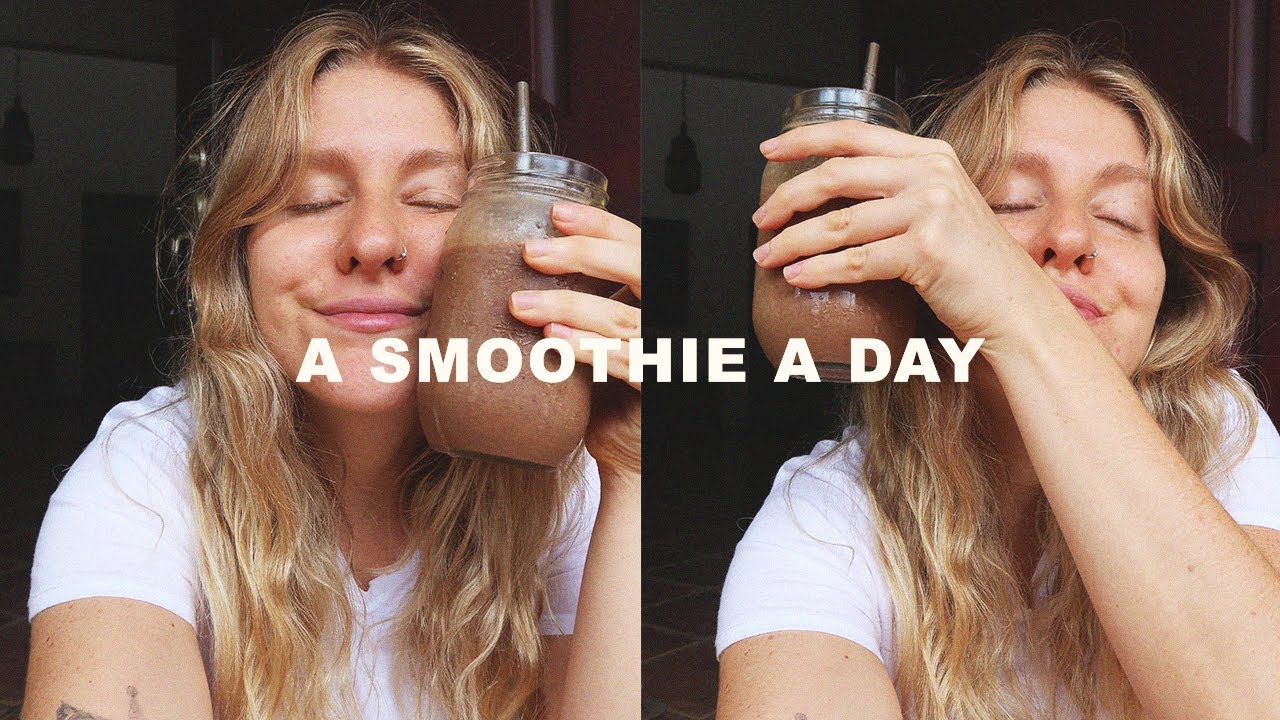 A Different Smoothie Every Day Because I've Had Oats for Months - YouTube