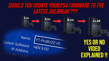 Should you Update your PS4 firmware?to the latest jailbreak 11.00 / Yes or No VIDEO EXPLAINED