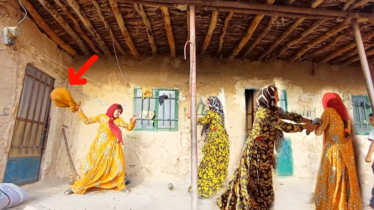 Fight between two sisters: physical and step sister, conflict