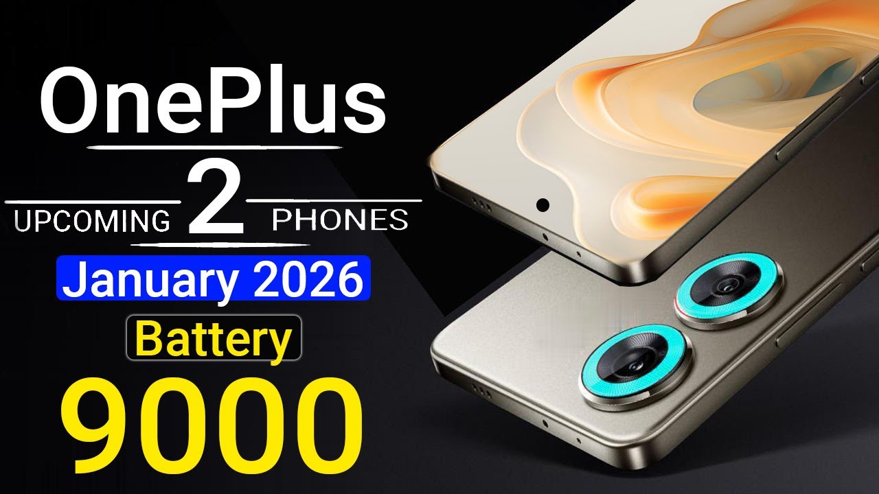 Топ-2 самых ожидаемых телефонов OnePlus в январе 2026 года! Аккумулятор на 9000 мАч! Цена и полны...