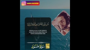 تلاوة خاشعة تريح الاعصاب😌❤️ القارئ شريف مصطفى|حالات واتس اب قران