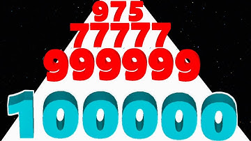 Number Dash vs Roof Rails - Level Up Number (Max Level, ASMR Gameplay) New Update