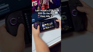 Let’s install a 2TB M.2 SSD on theROG Xbox Ally X! #rogxboxally #rogxboxallyx #howto #xboxhandheld