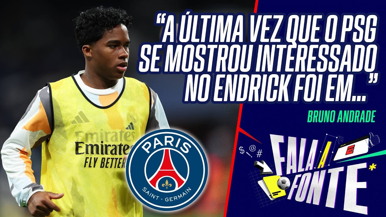 ENDRICK DE SAÍDA DO REAL MADRID? PSG DE OLHO? FALA A FONTE ATUALIZA FUTURO DE EX-PALMEIRAS NA EUROPA