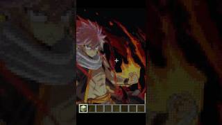 Natsu Dragneel in Minecraft Pixel Art! (Fairy Tail Build)#Minecraft #PixelArt #natsudragneel