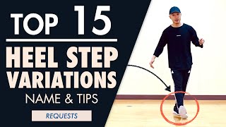 House Dance Basic Steps Tutorial | 15 Heel Step Variations With Name