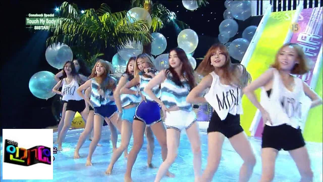 Csta, босиком возвращение на сцену @ популярная песня Inkigayo 140727