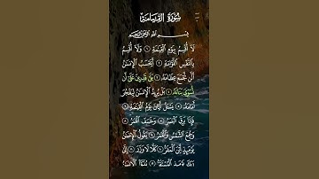 سورة القيامة...الشيخ ماهر المعيقلي ❤🍃