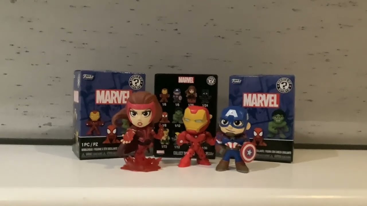 Unboxing funko marvel mystery minis- which superhero will is get?