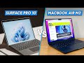 Surface pro 10 vs macbook air m2  a better alternative