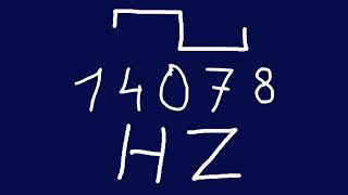 14078 Hz Square