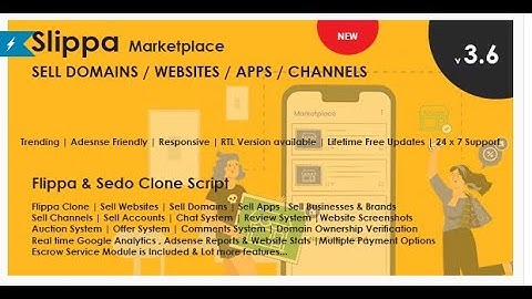 Slippa - Domains, Website, App & Social Media Marketplace PHP Script.atech bangla online