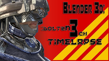 Blender 3d: Boltzn3ch: Speed Hardsurface Model And Texture (Part 3)