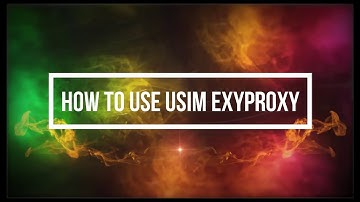 HOW TO USE EZYPROXY USIM