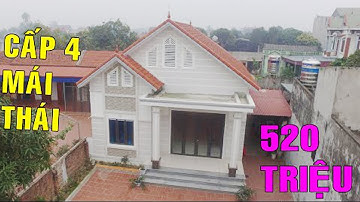 Mẫu nhà cấp 4 mái thái ĐẶC BIỆT GIÁ RẺ chỉ với 520 triệu đồng