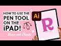 How to Use The Pen Tool on the iPad | Adobe Illustrator iPad App