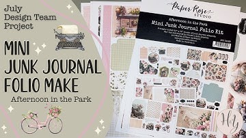 Mini Junk Journal Folio Assembly
