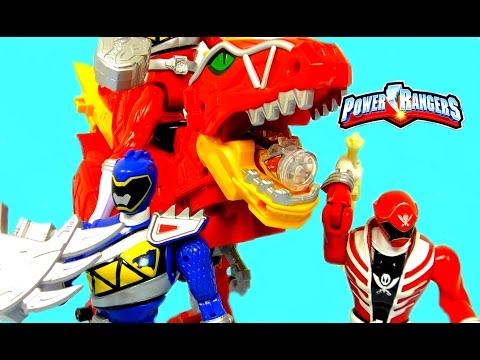 Могучие Рейнджеры Dino Charge Megazorde Power Rangers Megaforce Видео для детей