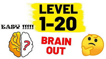 Brain Out - Can You Pass It? - Level 1-20 Walkthrough