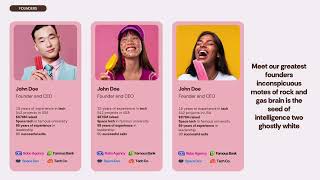 Popsicle 🩷 ☀️ Startup Presentation Template