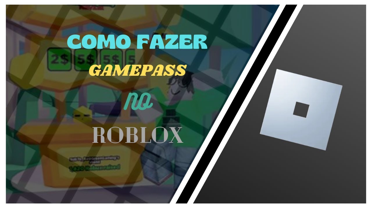 Como criar passes no roblox! (PC e Notebook). - YouTube