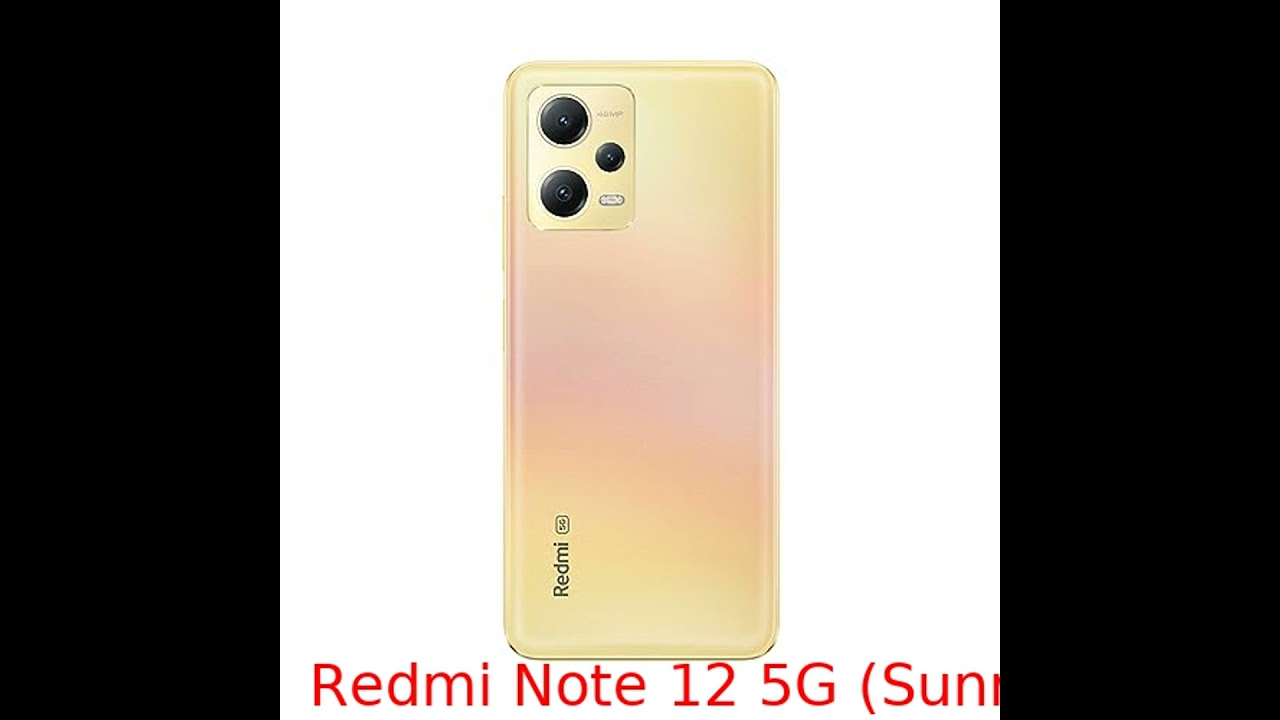 Redmi Note 12 5G Sunrise Gold, 8GB RAM, 256GB Storage 