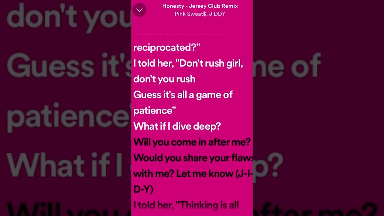 Honestly Jersey Remix Lyrics Lyricvideo Jerseyclubtypebeat Music