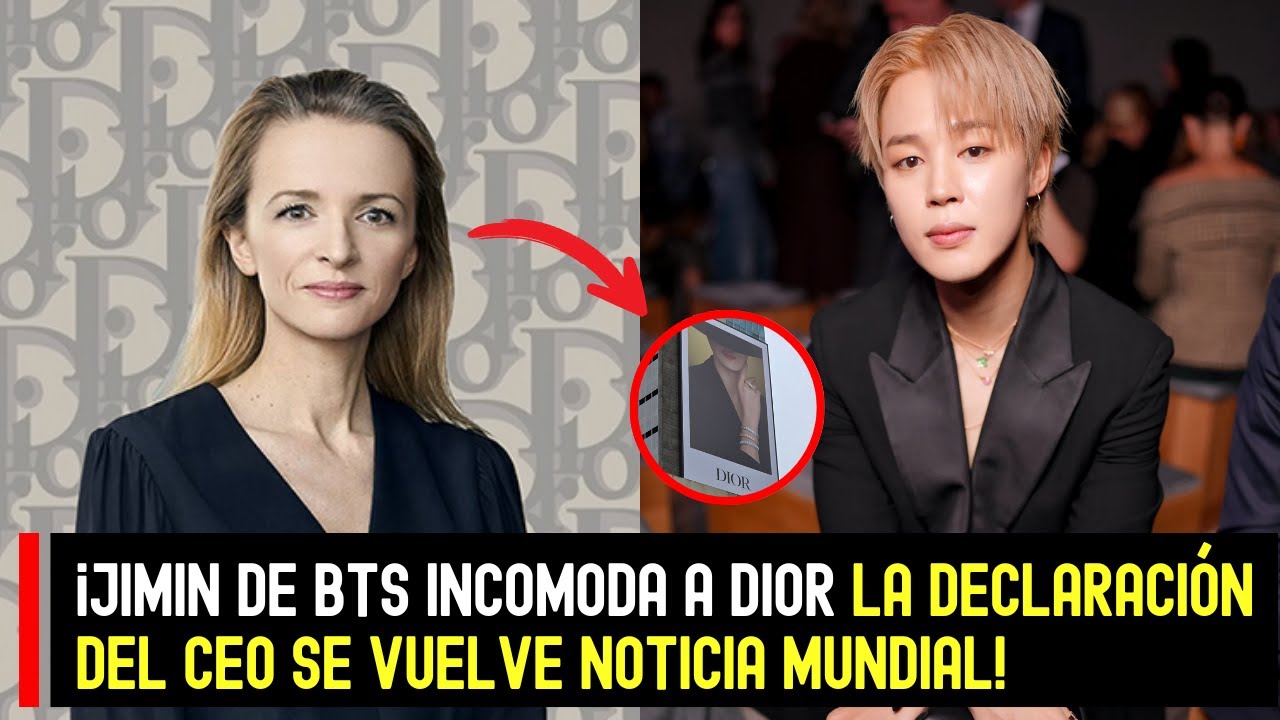 ¡Jimin incomoda a Dior — La declaración del CEO se convierte instantáneamente en un foco mundial!