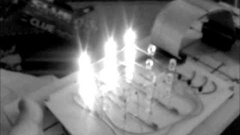 3x3x3 LED cube with an Arduino UNO