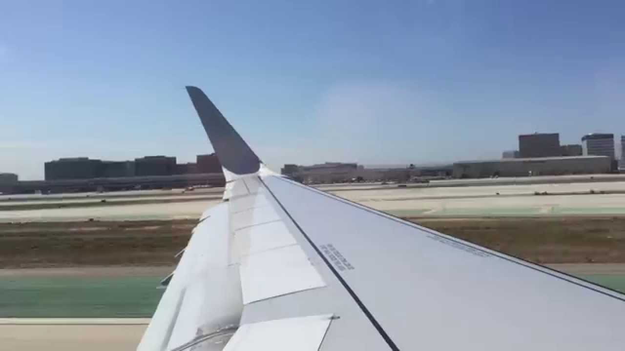 AMERICAN AIRLINES A321 TRANSCON BUSINESS 9A TAKEOFF FROM LOS ANGELES