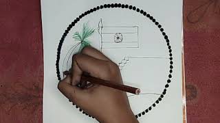 How to draw Indian flag easy beautiful drawing step by tape ll Indian flag easy drawing 😍