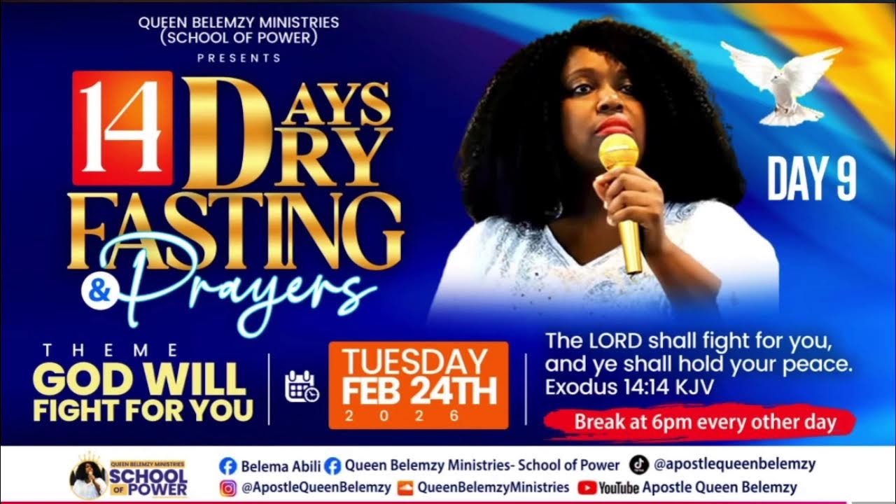 DAY 9 of PRAYING in TONGUES for 14 minutes from 14 Days Dry Fasting & Prayers. COMBINED.