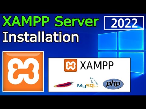ຕິດຕັ້ງໂປຣແກຣມ xampp,  How to install xampp, วิธีการติดตั้ง xampp 2022