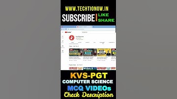 How to Get KVS PGT Computer Science MCQ Series with Explanation | Complete Syllabus Chapterwise