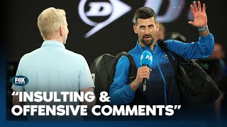 Novak explains interview BOYCOTT after booking Wimbledon final rematch vs Alcaraz | Australian Open
