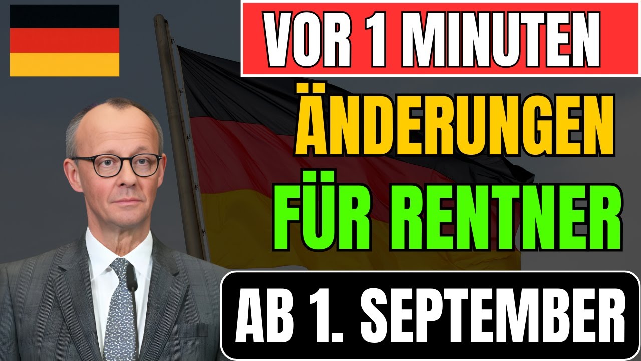 ⚠️ Rentenumstrukturierung ab dem 1. September 2025 – Das müssen alle Rentner wissen!