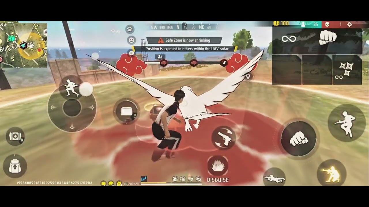 Green free fire gameplay