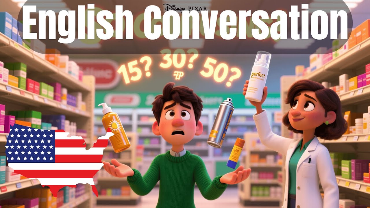 English Conversation: Buying Sunscreen at the Pharmacy