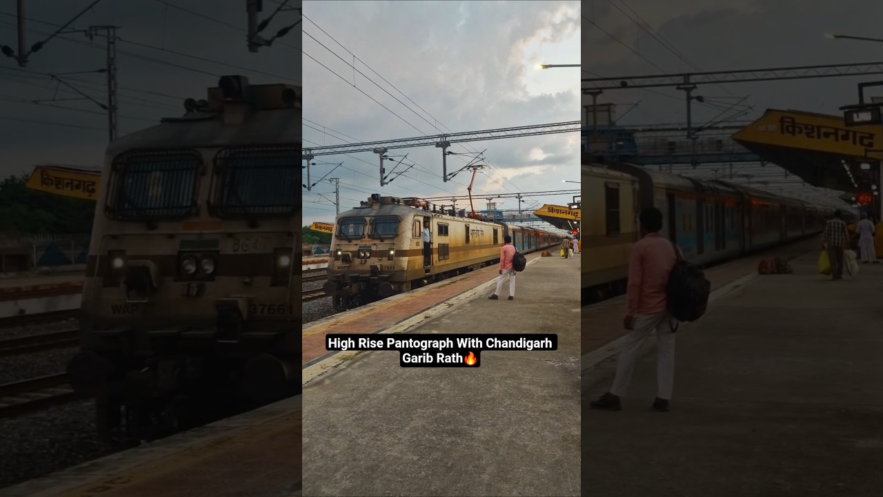 High Rise Pantograph With Chandigarh Garib Rath🔥 