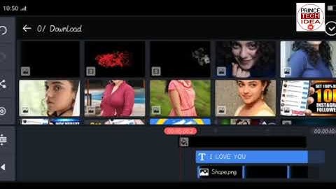 How to make styles name effect intro in Kinemaster.Video editing Tutorial in 2020 ⏩ by PRINCE ❤