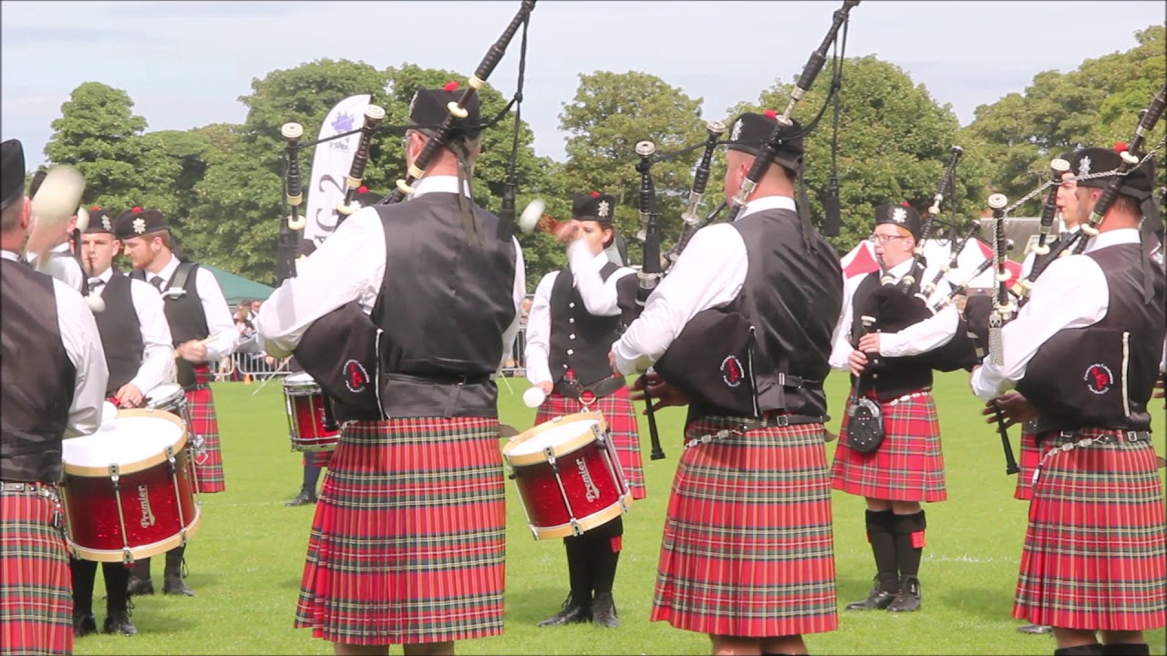 North Berwick 2018 Canterbury Caledonian Society Pipe Band (Grade 1