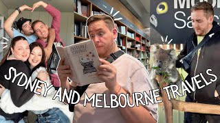 Bookstores, Koalas & Chaos ✈️ (Sydney & Melbourne Vlog Part 2)
The travel vlog continues with part 2 of my Sydney and Melbourne vlog. It was such a fun two weeks spent with everyone, I had the time of my life and so much laughter and memories made. Then we went to Melbourne to reunite with my cousin Rachel and her daughter. It was the best time and I hope you enjoyed watching the vlogs too.
Choles channel: @chloebunnie
Caitlins channel: @caitliterature
Twitch: https://www.twitch.tv/kevinkelly_
My amazon wishlist: https://www.amazon.co.uk/hz/wishlist/ls/1EM5IT0BZLA88?ref wl_share
My Social Media 📚:
Snapchat: kevink96
Goodreads: https://www.goodreads.com/user/show/26259115-kevin
Instagram: http://instagram.com/kevinkellyy_
Twitter: https://twitter.com/irishreader
TikTok: https://www.tiktok.com/@kevinkelly_?_t=8WkPWadsIfG&_r=1
#sydneyvlog #reunion #booktube Bookstores, Koalas & Chaos ✈️ (Sydney & Melbourne Vlog Part 2)