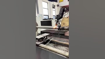 High-speed laser cladding in action  #heat  #cnc  #thermalcutting  #welding  #redefiningcutting
