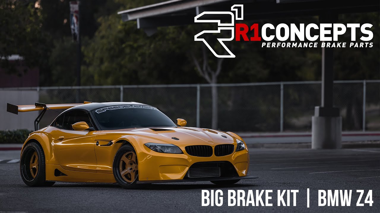 R1 Concepts Big Brake Kit | BMW Z4 - YouTube