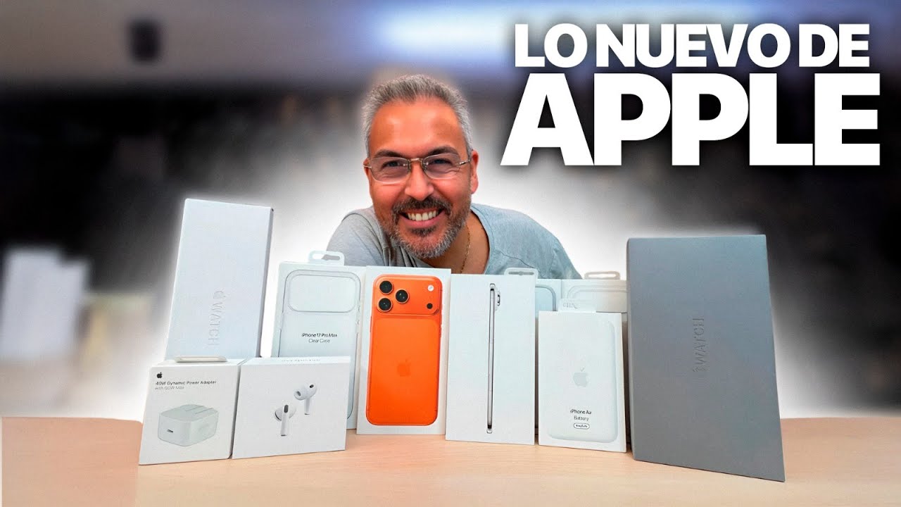 Todo lo nuevo de Apple UNBOXING iPhone 17 Pro Max, 17 Air, Apple Watch 11, Apple Watch Ultra 3 y MAS