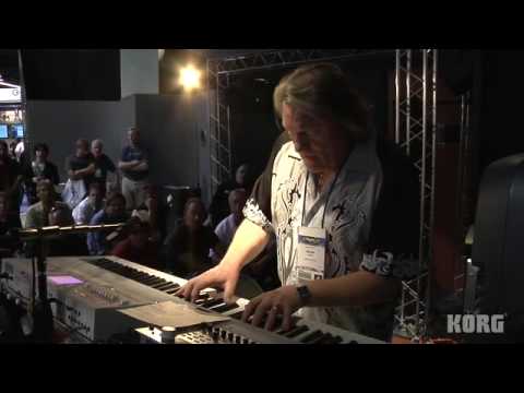 Brian Auger with Korg at winter NAMM 2009, playing BX-3, M3-88