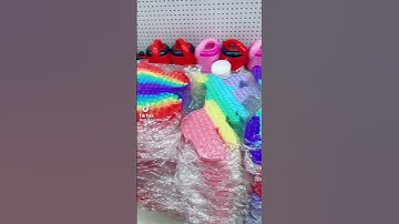 POP IT ASMR FIDGET TOYS SIMPLE DIMPLE factory #shorts #tiktok *97